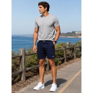 NWOT Tracksmith Eliot Stretch Chino Shorts Men's XL Navy Performance Running